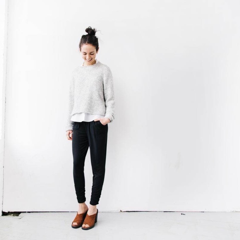 Encircled Black Dressy Sweatpants XXL Ethical